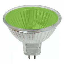 Product thumbnail HALOGEEN REFLECTORLAMP 12V GROEN / 3 STUKS