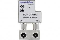 Product thumbnail Braun POA-1 UPC opdruk IEC TV-splitter (M-M)