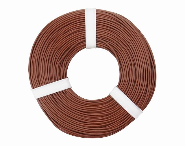 Product thumbnail Soepel Montage snoer 0,25mm² bruin 10 meter
