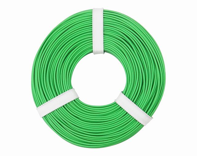 Product thumbnail Soepel Montage snoer 0,25mm² groen 10 meter