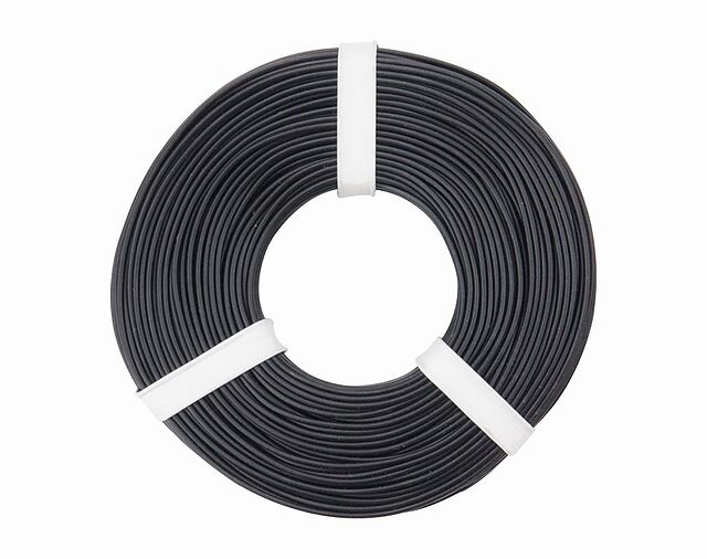 Product thumbnail Soepel Montage snoer 0,25mm² zwart 10 meter