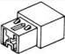 Product thumbnail Autoconnector Fastin-Faston 2-polig male behuizing - wit