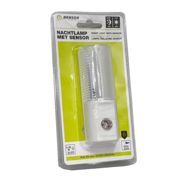 NACHTLAMP MET LICHT/DONKER SENSOR - Afbeelding 2