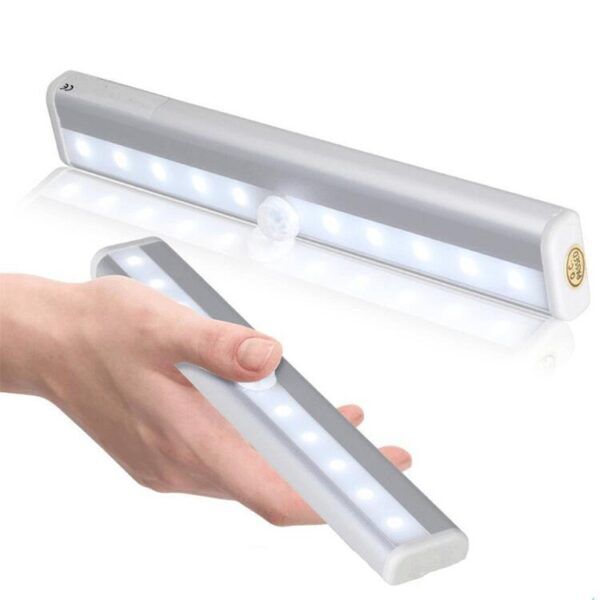 LED KASTVERLICHTING MET BEWEGINGSSENSOR OP BATTERIJ - Afbeelding 2
