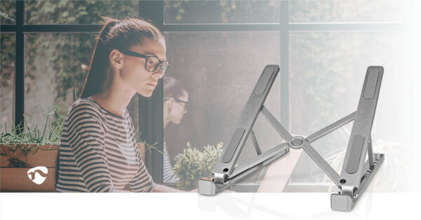 Notebookstandaard | Aantal standen: 6 | 17 " | Zonder Verlichting | Opvouwbaar - Afbeelding 14
