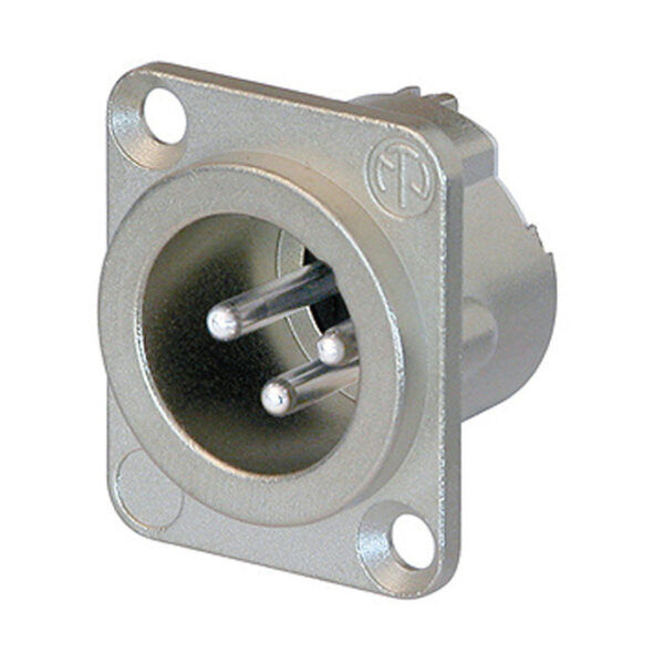 NEUTRIK XLR CHASSISDEEL 3-POLIG MALE