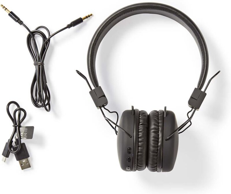 Product thumbnail Draadloze hoofdtelefoon | Bluetooth | On-ear | Opvouwbaar | Zwart