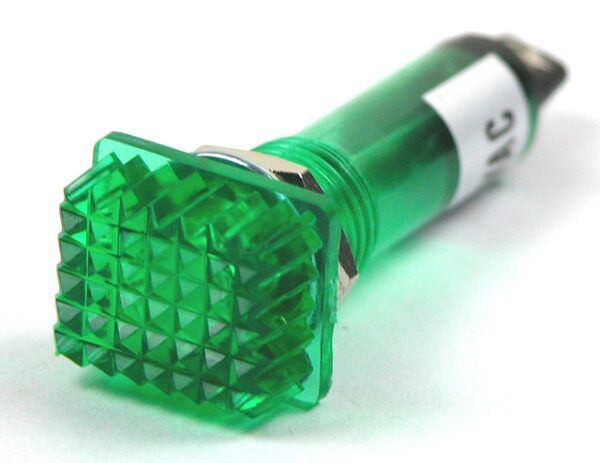 Neon controlelamp 12 x 16mm 230V groen - Afbeelding 2