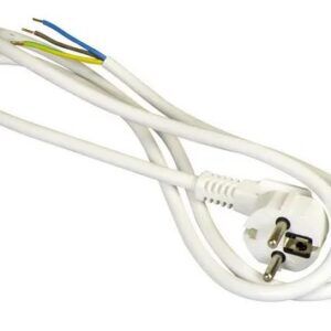 Aansluitsnoer | Schuko stekker | 1,5 meter | 3x1,5mm² | wit
