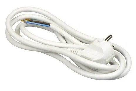 Product thumbnail Aansluitsnoer | Schuko stekker | 5 meter | 3x2,5mm² | wit