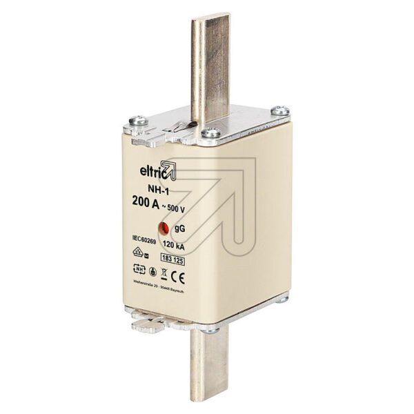 NH-1 Smeltpatroon / Mespatroon 200A - 500V gL/gG