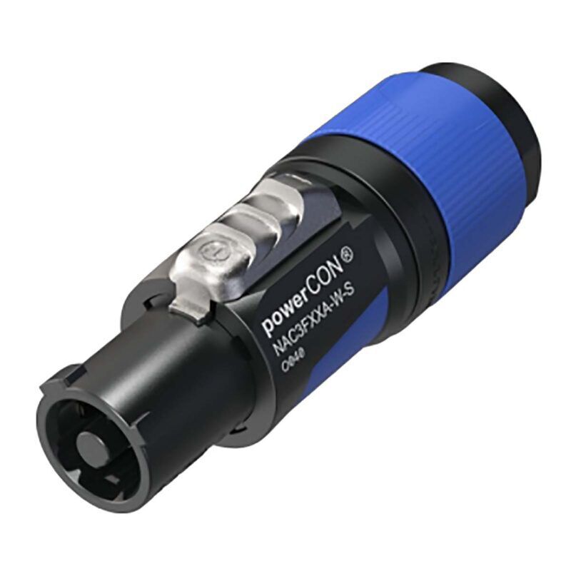 Product thumbnail Afsluitbare kabelconnector, power-in, schroefklemmen, blauw
