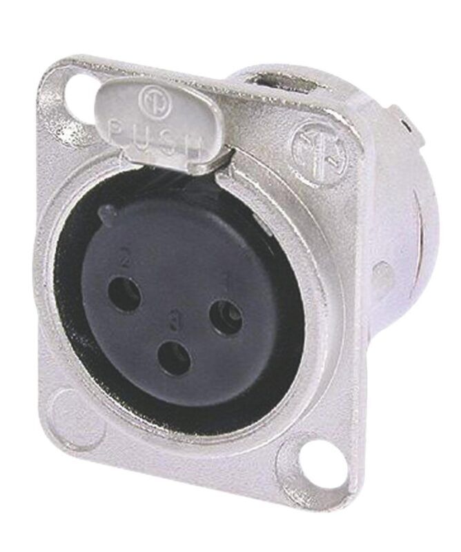 Product thumbnail NEUTRIK XLR CHASSISDEEL 3-POLIG FEMALE