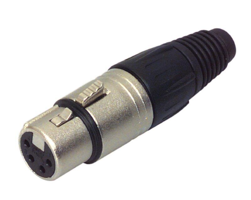 Product thumbnail NC4FX NEUTRIK – XLR PLUG, 4-POLIG FEMALE