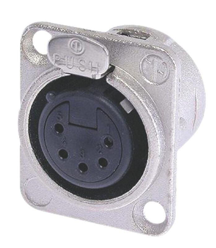 Product thumbnail NEUTRIK XLR CHASSISDEEL 5-POLIG FEMALE
