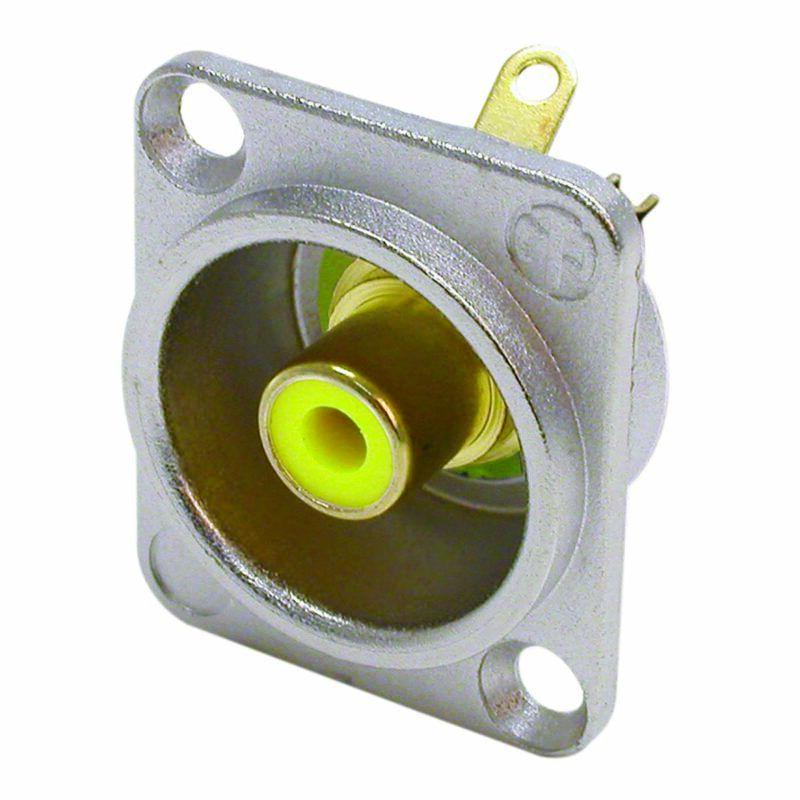 Product thumbnail D-shape RCA chassis geel