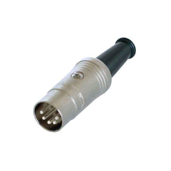 Connector DIN Male Zilver