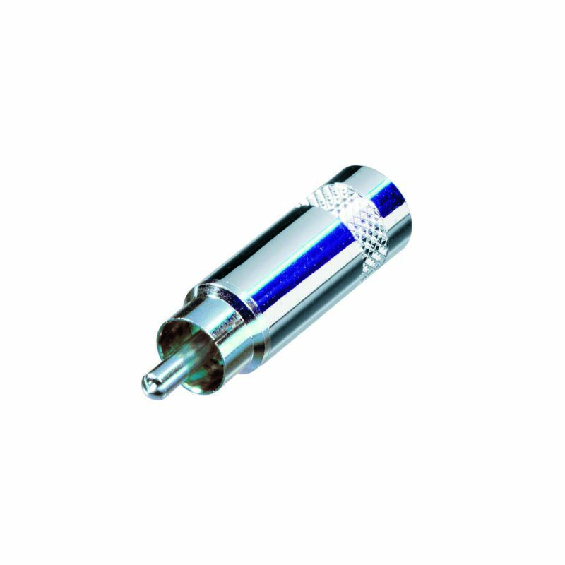Product thumbnail RCA Plug Male Zilver