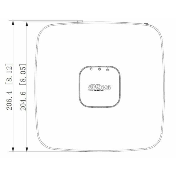 Dahua 12MP 8 kanaals NVR recorder - WizSense - no PoE - NVR2108-IQ - Afbeelding 4