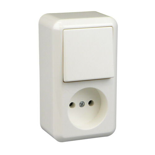 Product thumbnail OPBOUW COMBINATIE WISSELSCHAKELAAR + WCD ZONDER RA
