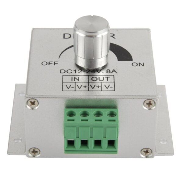 Opbouw LED-Dimmer met schakelaar t.b.v. LED-strips 12Vdc tot 24Vdc - Afbeelding 3