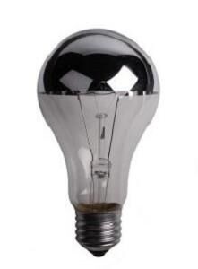 Product thumbnail RC Kopspiegellamp 60W E27 230V zilver
