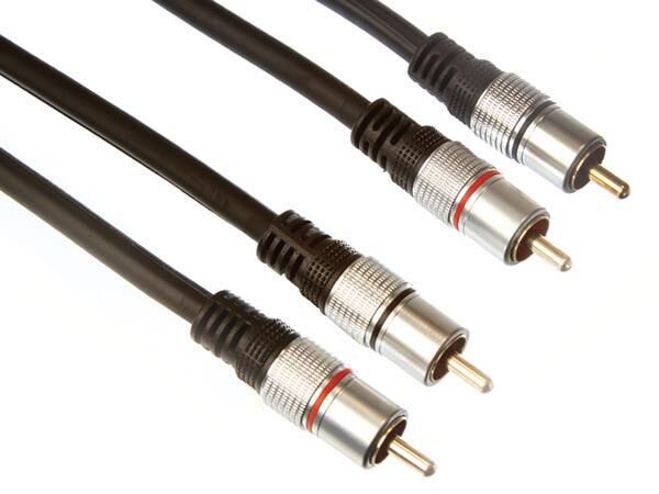 Product thumbnail 2 x RCA AUDIO PLUG NAAR 2 x RCA AUDIO PLUG / PROFESSIONEEL / 2.50m