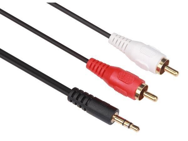 Product thumbnail Stereo-Audiokabel | 3.5mm male - 2 x RCA male | 1.5 meter