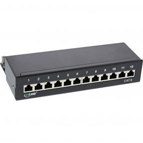 Product thumbnail Patch Panel Cat.6 12 Port desk / wall mountable