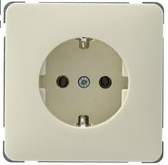 Product thumbnail Peha SI wandcontactdoos enkelvoudig randaarde creme wit