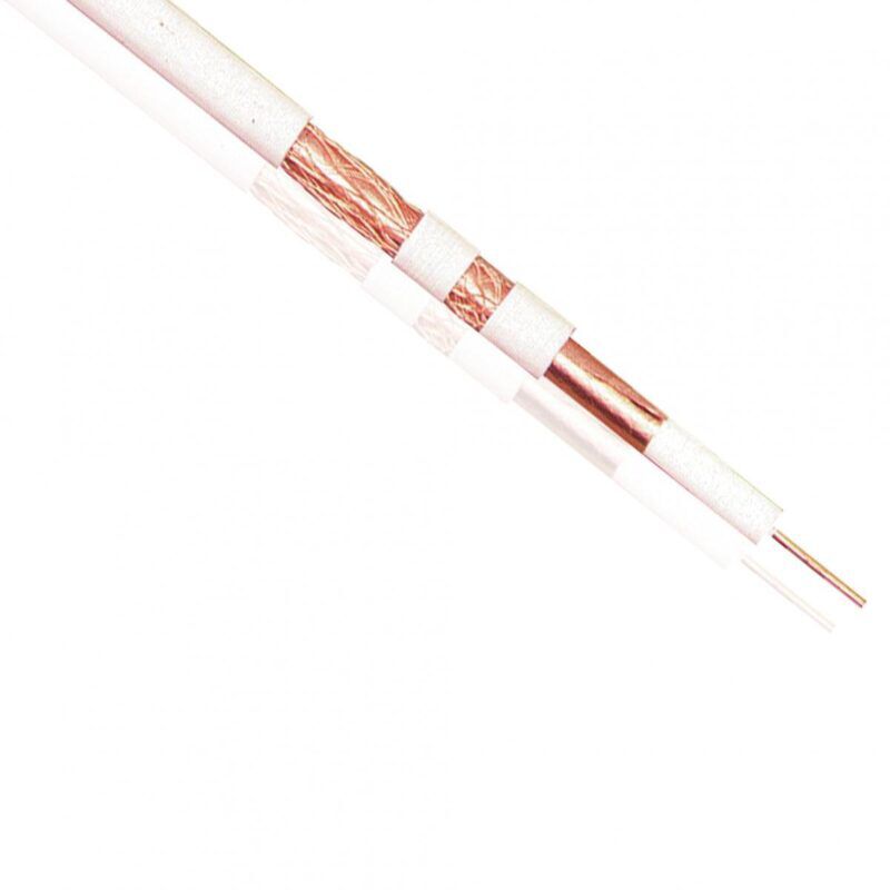 Product thumbnail Coaxkabel 75 Ohm 7.0 mm wit per meter