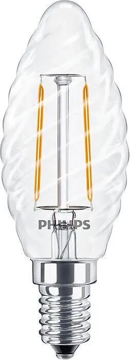 Product thumbnail Philips CorePro LED-kaars gedraaid helder 2W E14