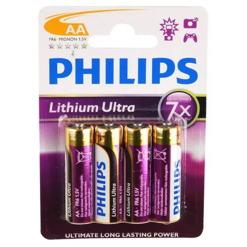 Product thumbnail Philips Lithium Ultra 4 stuks AA 1,5V