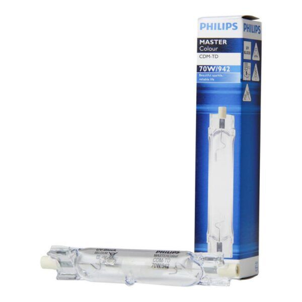 Philips MASTERColour RX7S CDM-TD 70W - 942 Koel Wit - Afbeelding 2