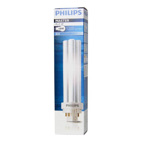 Philips PL-C 18W 830 4-pins spaarlamp 3000K