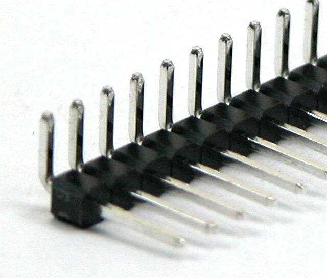 Product thumbnail 36-PINS MANNELIJKE PINHEADER HAAKS, ENKELE RIJ