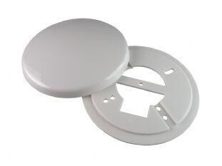 Product thumbnail Witte plafondplaat rond 2-delig