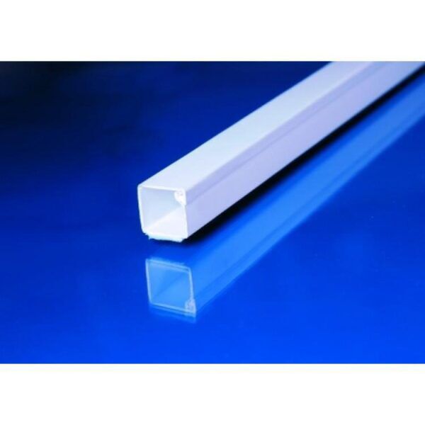 Veltkamp plakgoot wit 2 meter 12mm x 12mm - Afbeelding 2
