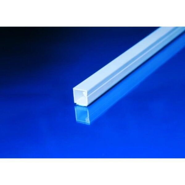 Veltkamp plakgoot wit 2 meter 10mm x 10mm - Afbeelding 2