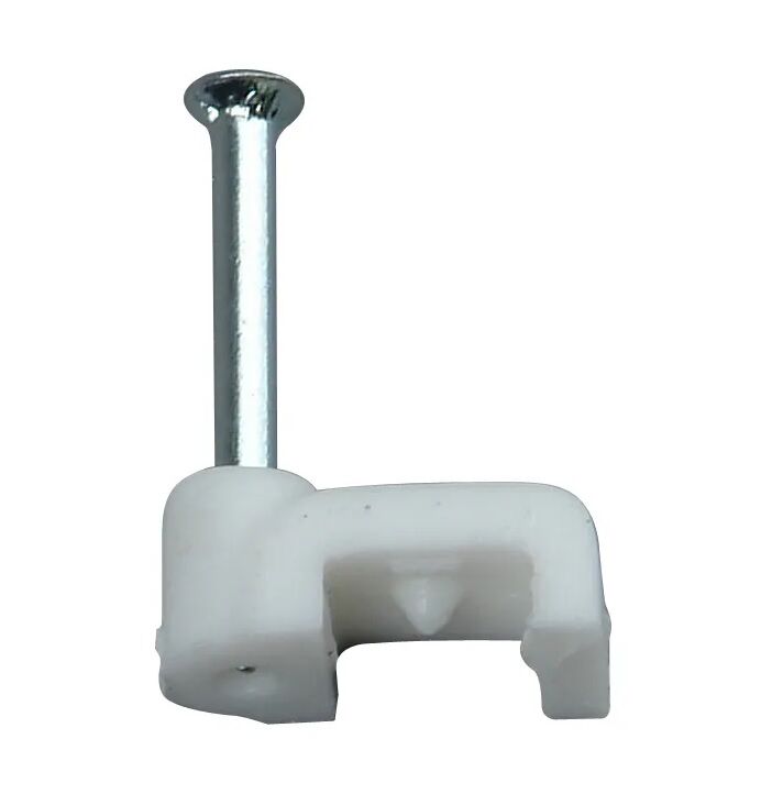 Product thumbnail PLATTE KABELCLIP, WIT, 6 mm 25 stuks