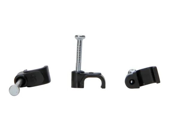 Product thumbnail PLATTE KABELCLIP, ZWART, 6 mm 25 stuks