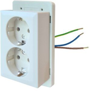 Power | Montagedeksel met Wandcontactdoos | Install | Crème wit | 2072 000