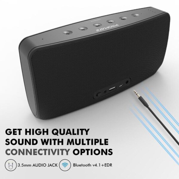 Promate Concerto Bluetooth Luidspreker 40W zwart - Afbeelding 2