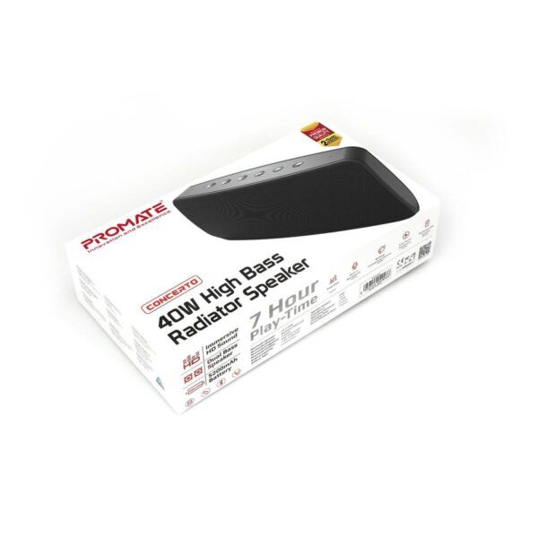 Promate Concerto Bluetooth Luidspreker 40W zwart - Afbeelding 5