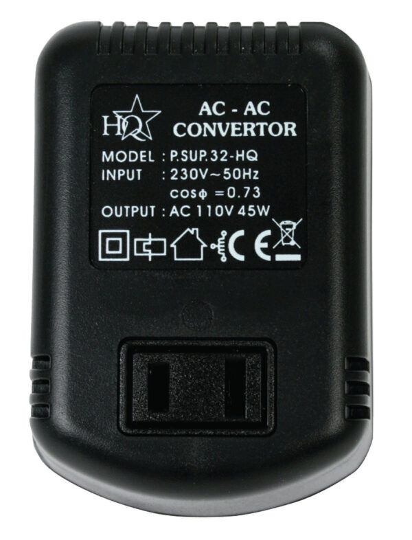 45W SPANNINGSOMVORMER 230 VAC - AC 110 V 0.4 A - Afbeelding 2