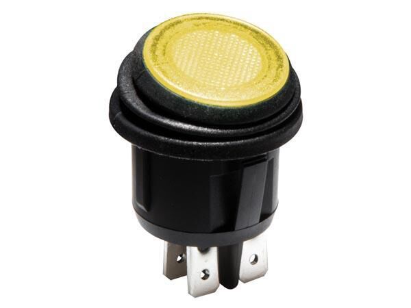 Product thumbnail VERLICHTE ROCKERSCHAKELAAR - ORANJE  LED 12 V - 2P DPST / ON-OFF