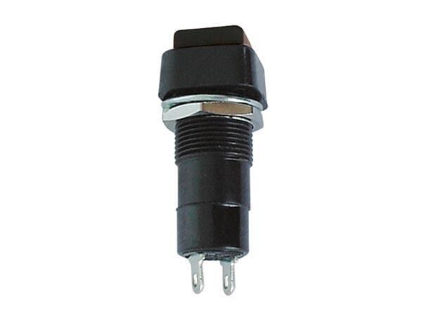 Product thumbnail R18-25B DRUKSCHAKELAAR OFF-(ON) ZWART 1A/125V