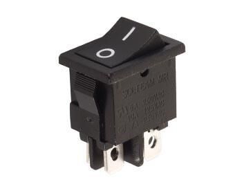 Product thumbnail VERMOGEN ROCKERSCHAKELAAR 5A-250V DPST ON-OFF - ZWART