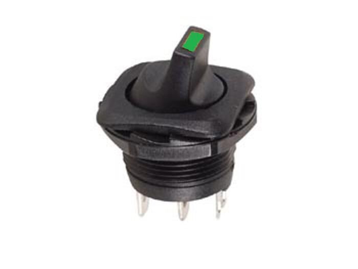 Product thumbnail VERMOGEN ROCKERSCHAKELAAR 5A-250V SPST ON-OFF - MET GROENE LED