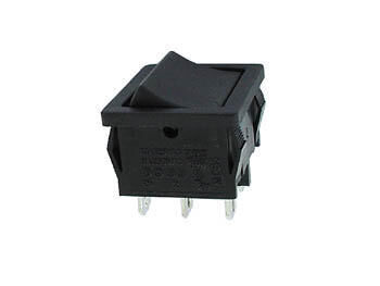 Product thumbnail WIPSCHAKELAAR 25x21 5A-250V DPDT ON-ON - ZWART